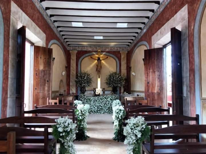 Hacienda Santa Cruz Mérida Esterno foto
